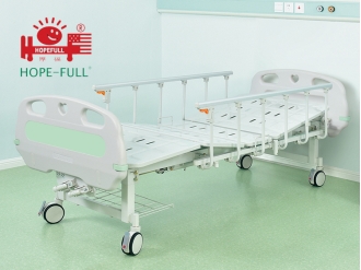 中國D356a兩曲柄手動床醫院病床工廠